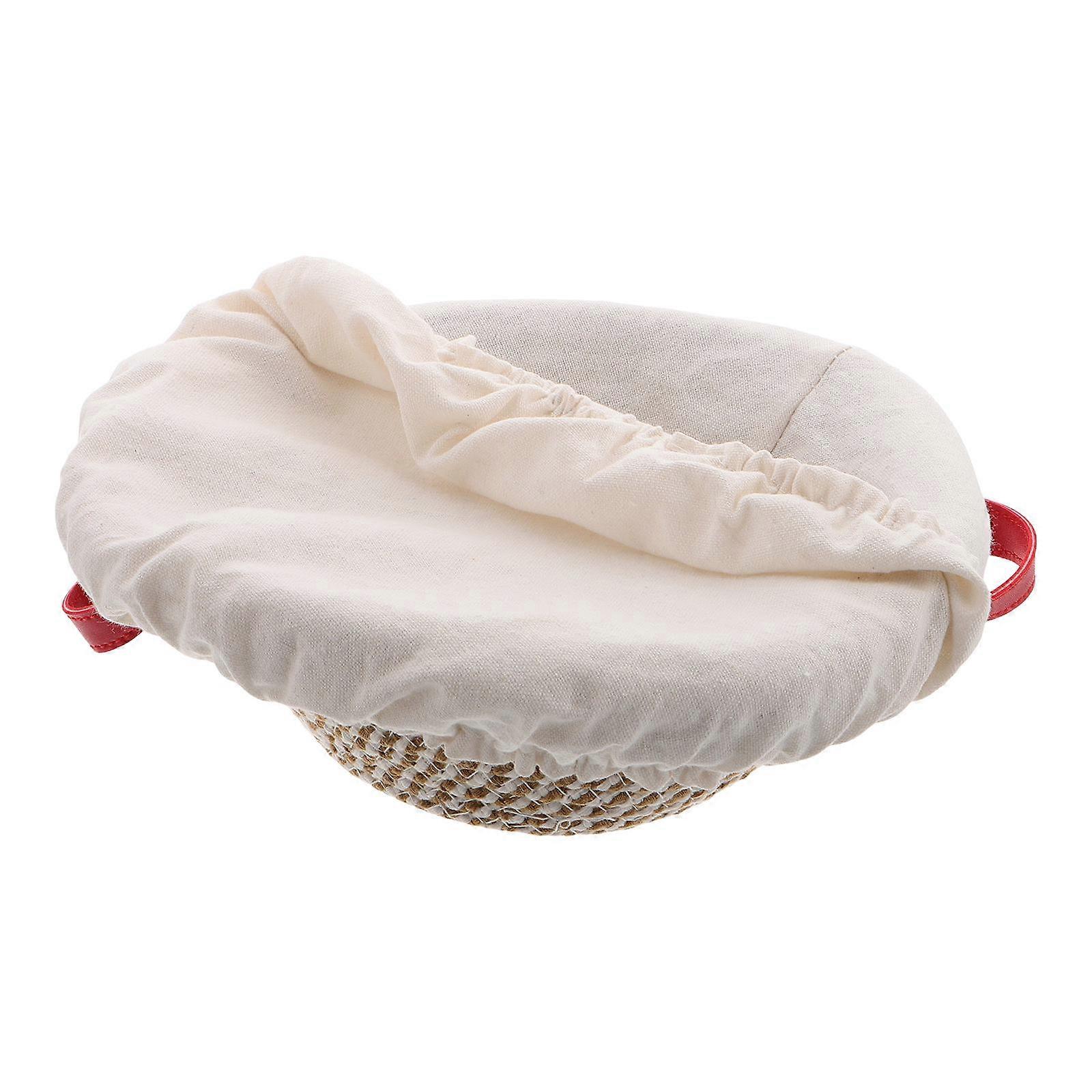 Sturdy Round Bread Proofing Basket for Sourdough Home Baking with Cloth Liner for Baguettes and Round Loaves – Easy to Clean and Reusable