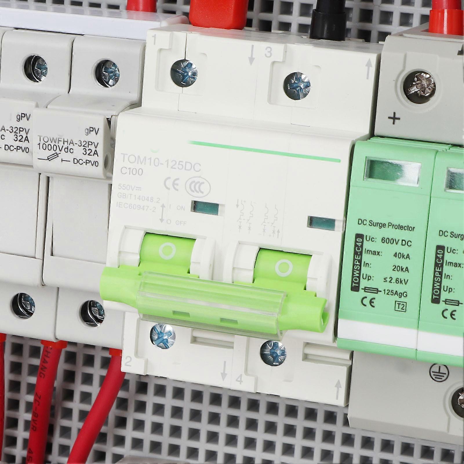 6-string photovoltaic combiner box for off-grid solar systems