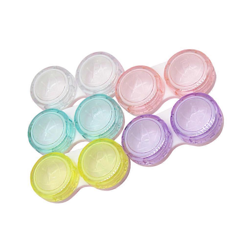 Lens Case for Women Lenses Case Organizer for Home and Travel Green 5.8 x 2.8 x 1.5 cm Lens Storage 15Pack