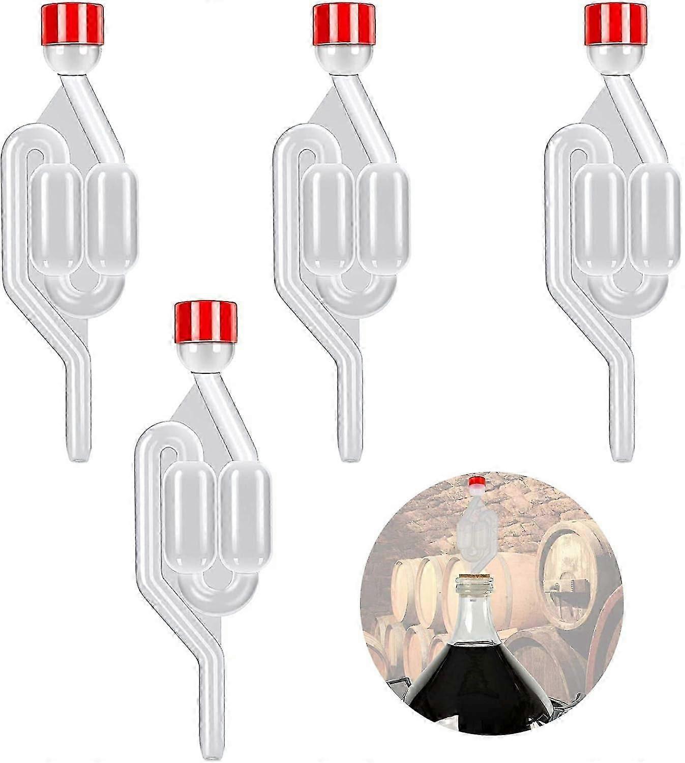 Homebrew Fermentation Airlock Plastic Bubbler Valve for Beer Wine Making