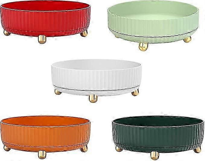 Rotating storage rack, rotating spice rack storage rack turntable, multi-functional makeup spice storage rack, suitable for kitchen dressing table bed