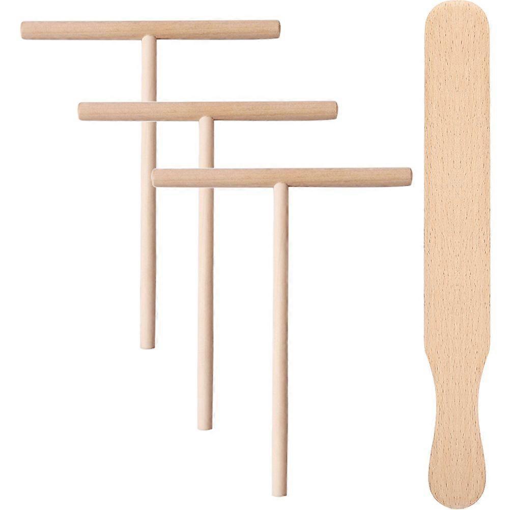 1 Set of Crepe Spreader and Spatula DIY Pancake Spreader Kitchen Essentials