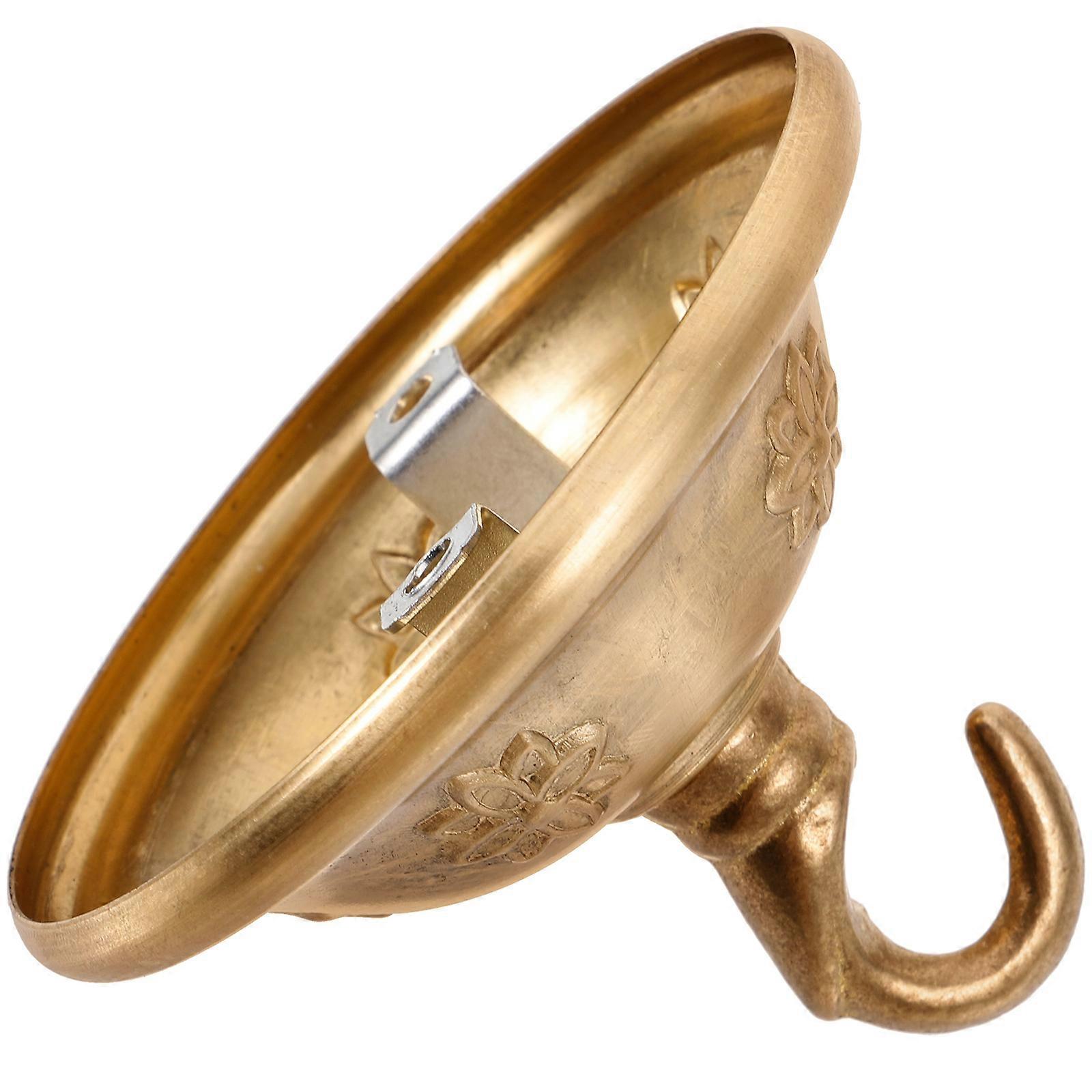 Ceiling Light Canopy Cover Plate Pendant Canopy Kit Copper Material Round Shape Study Installation Convenience