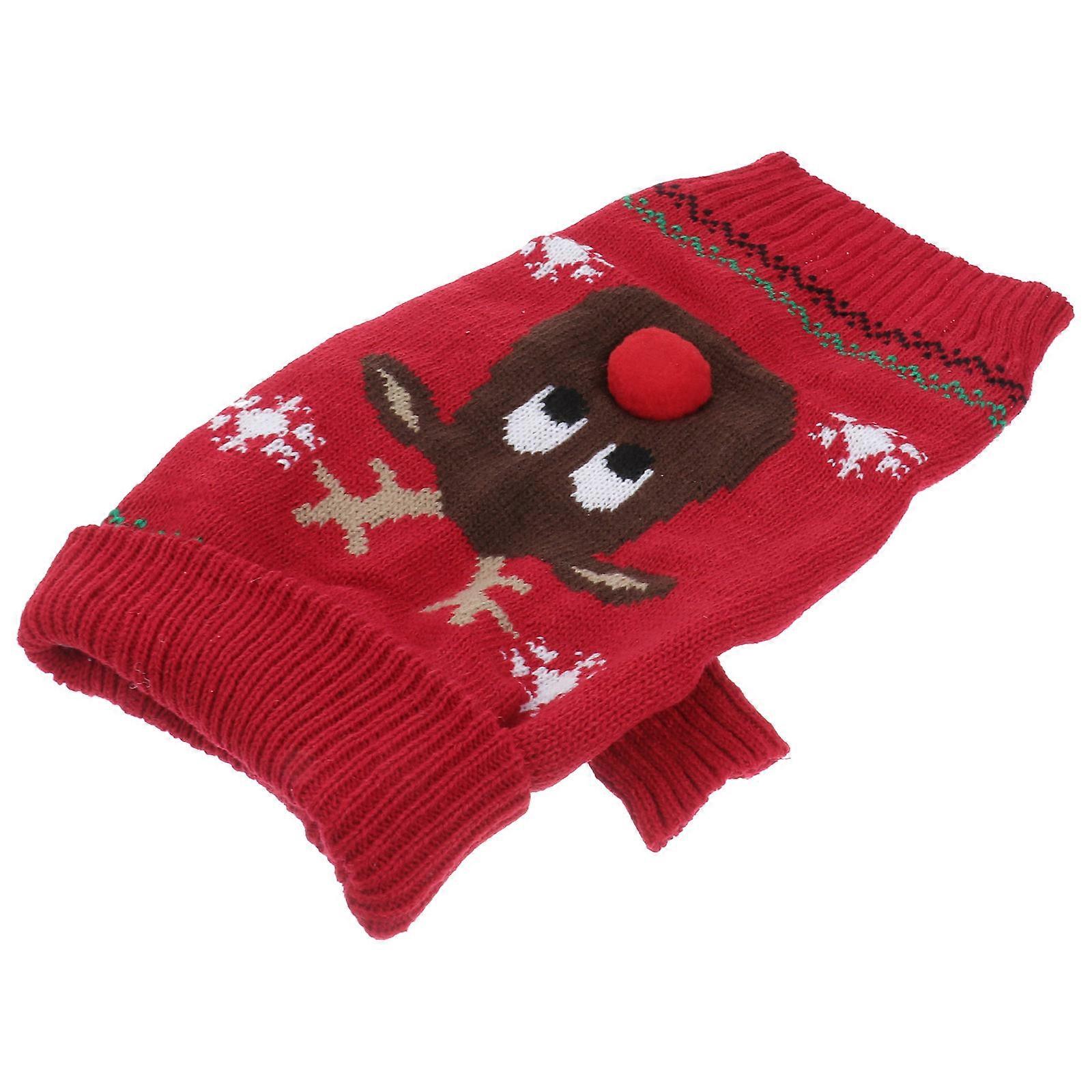 Dog Clothes Small Puppy Sweater Keeps Warm Pet Clothing Size M 1Pack