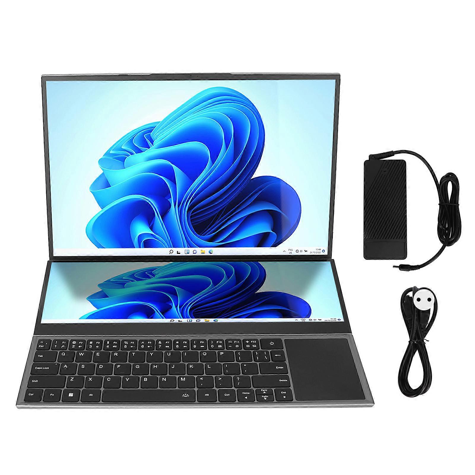 16in Double Screen Laptop for Win 11 for W 10855M Processor 16GB 1TB Support Double Graphics Cards Gaming Laptop