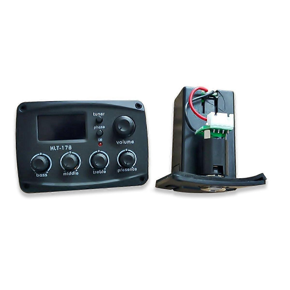 -17B Akustikgitarren-EQ-Vorverstärker mit digitalem Procedding-Stimmgerät