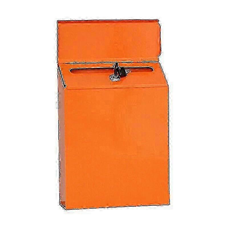 1 Piece Contemporary Mailbox for Comments, Letters, Deposits, and Suggestions with Secure Payment Key and Document Storage