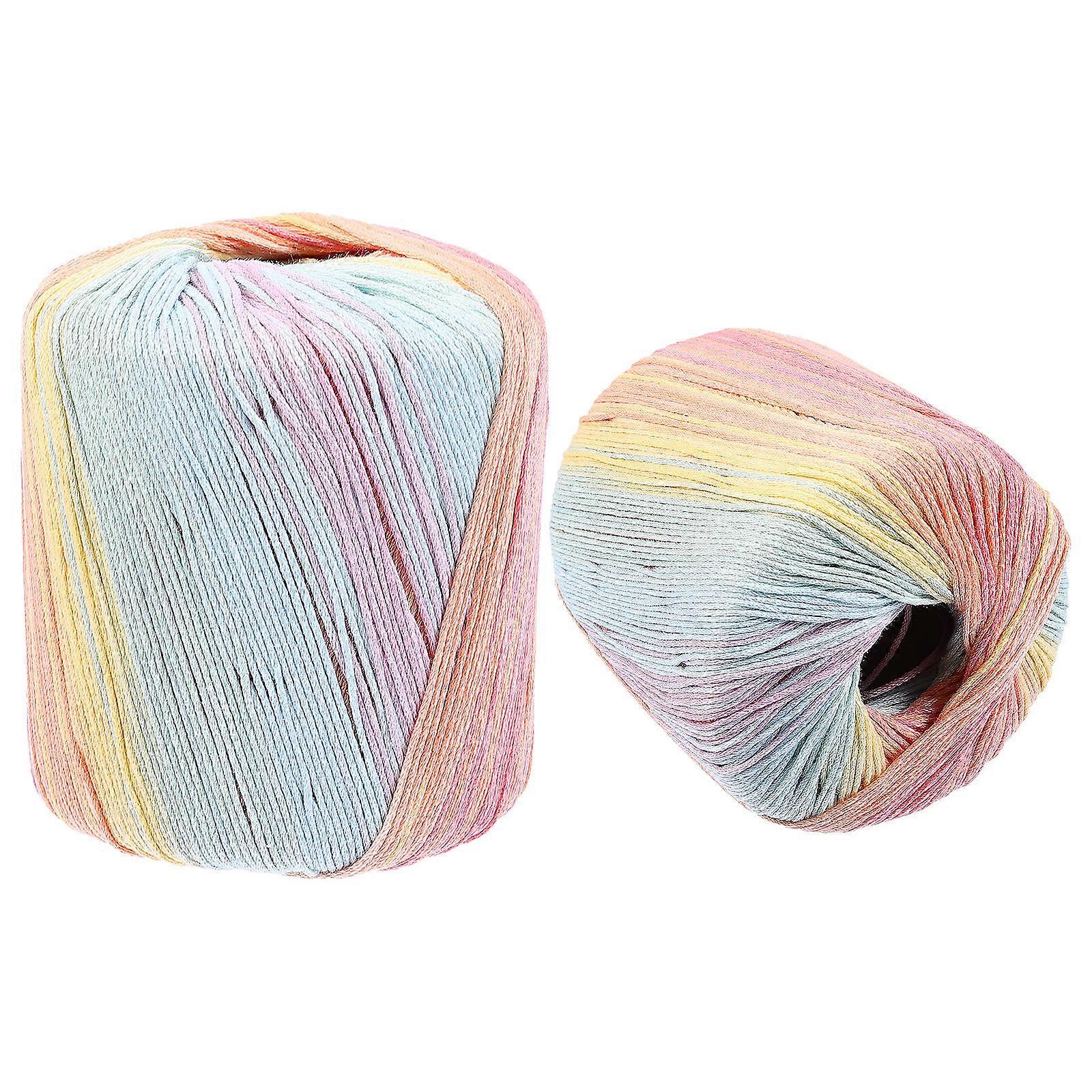 Rope For Crafts Knitting Rope Braided String Craft Lovers Multi Colored 2 Rolls