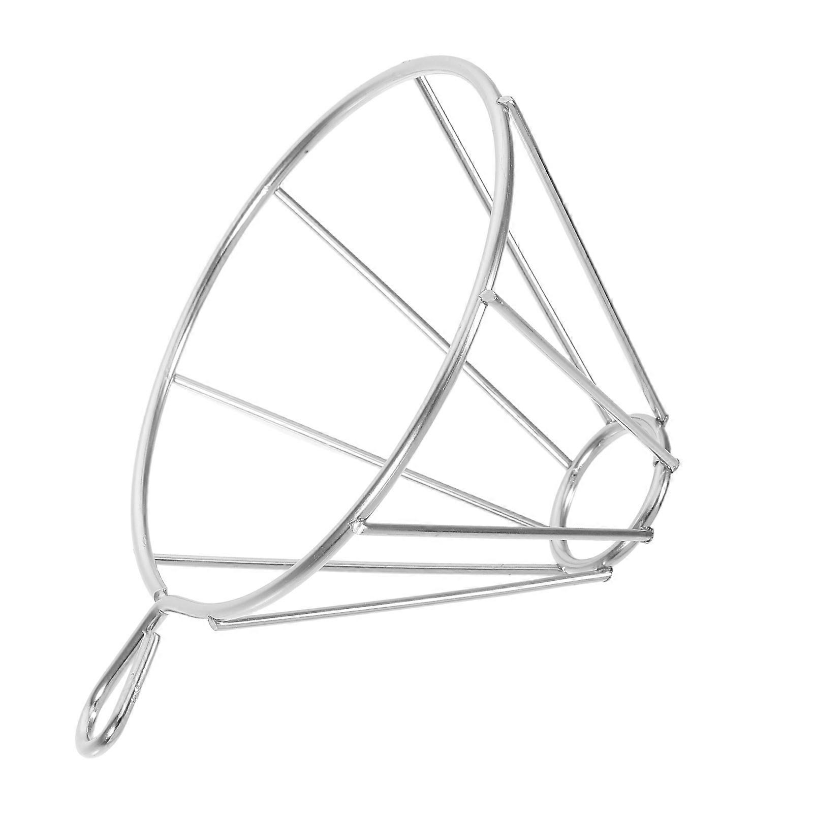 Stainless Filter Funnel Home Use Silver 12.50X9.70X7.50CM Coffee 1Pack