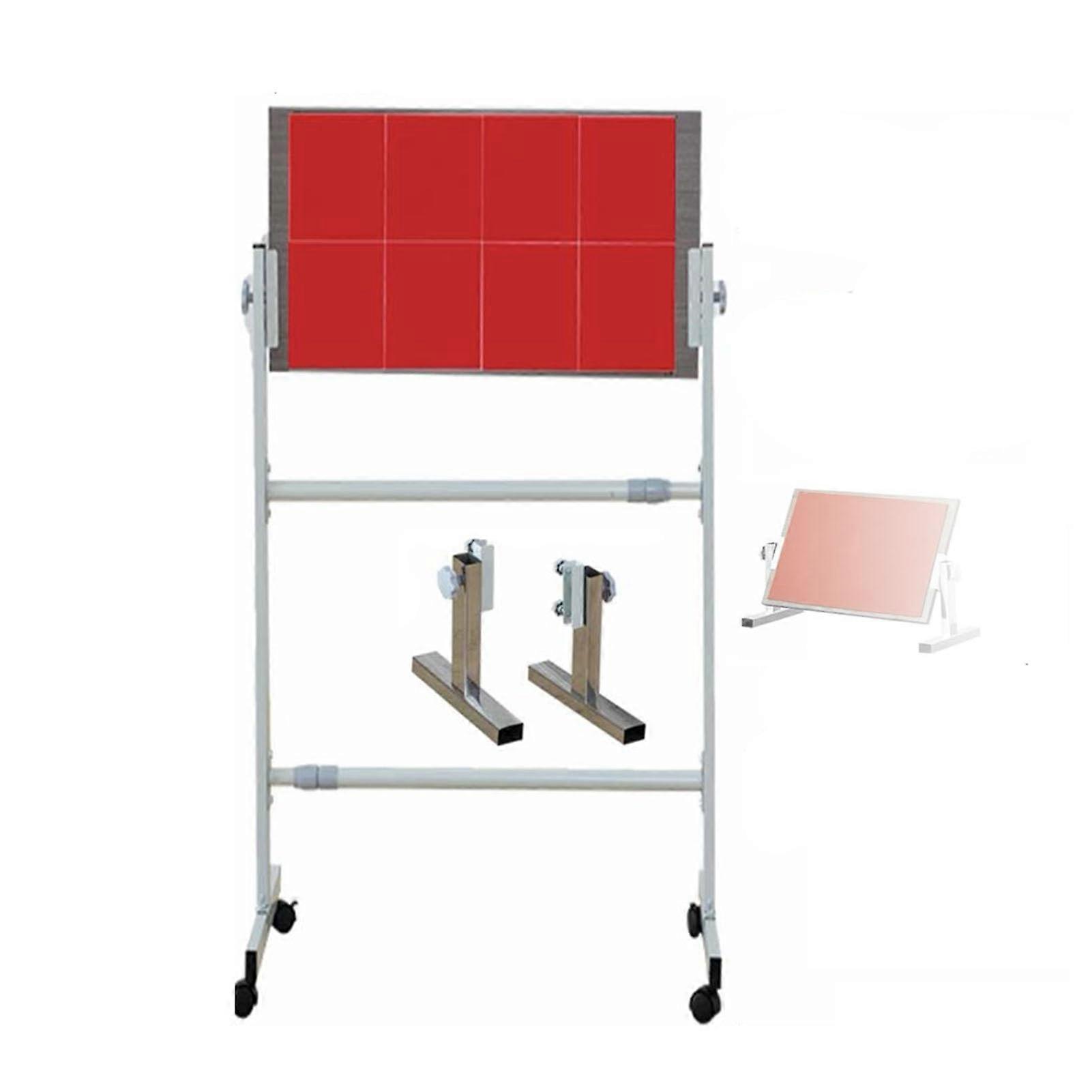 Table Tennis Rebound Board for Indoor Training, 65x32CM Rubber Vertical Dual-Use Panel for Self-Practice
