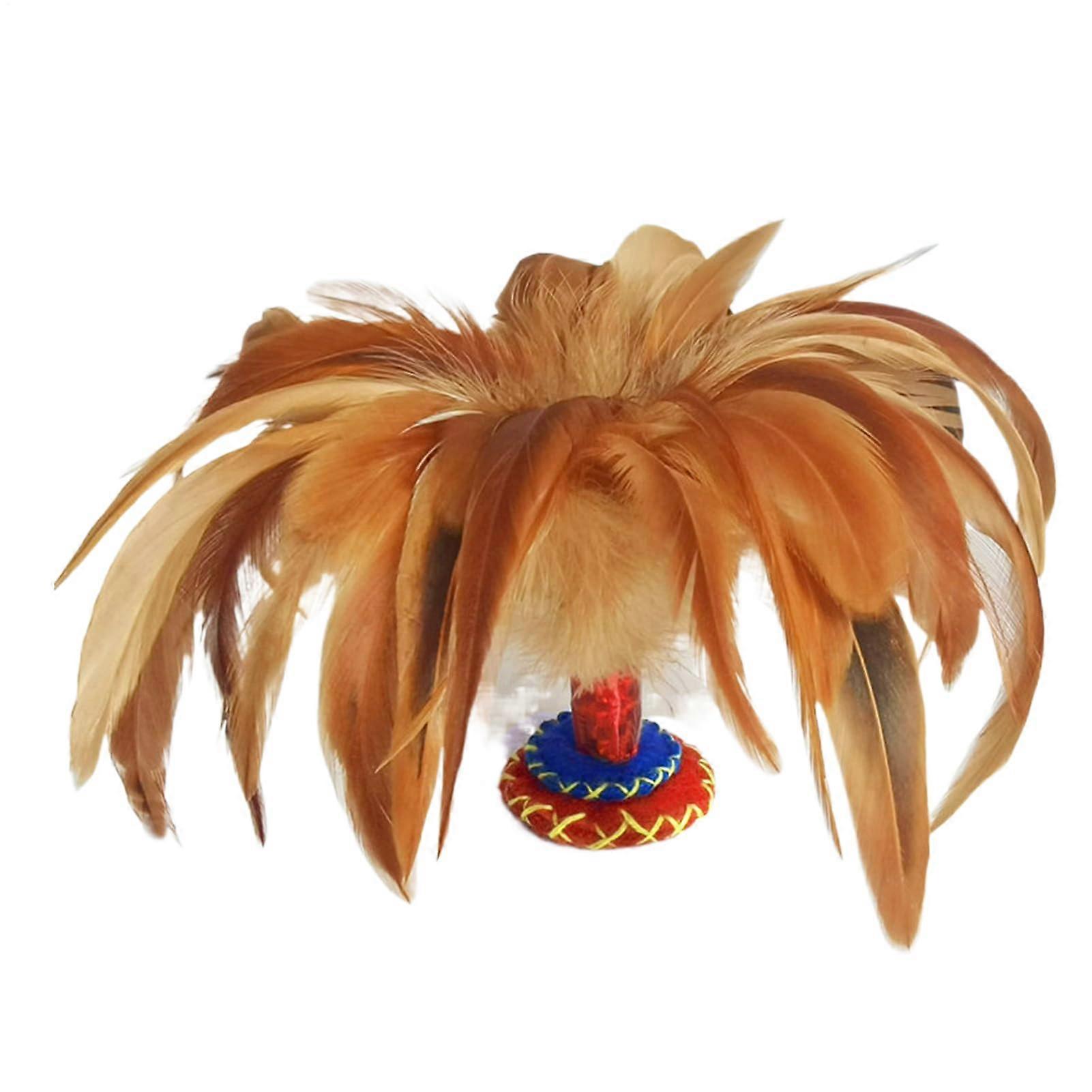 Jianzi Shuttlecock, Football, Colorful Feathers, Durable, Elastic Base, Outdoor, Exercise