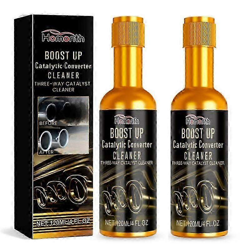 2X Universal Vehicle Engine Catalytic Converter Cleaner Deep Cleaning Multipurpose Carbon Deposit Removing Agent For Vehicle