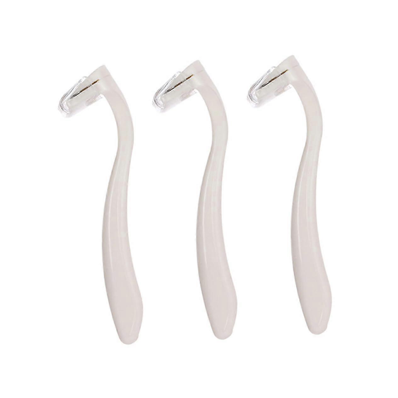 Women's Razor 3-Piece Set, Skin-Friendly With Protective Cover, For Legs And Body, Precise Hair Removal