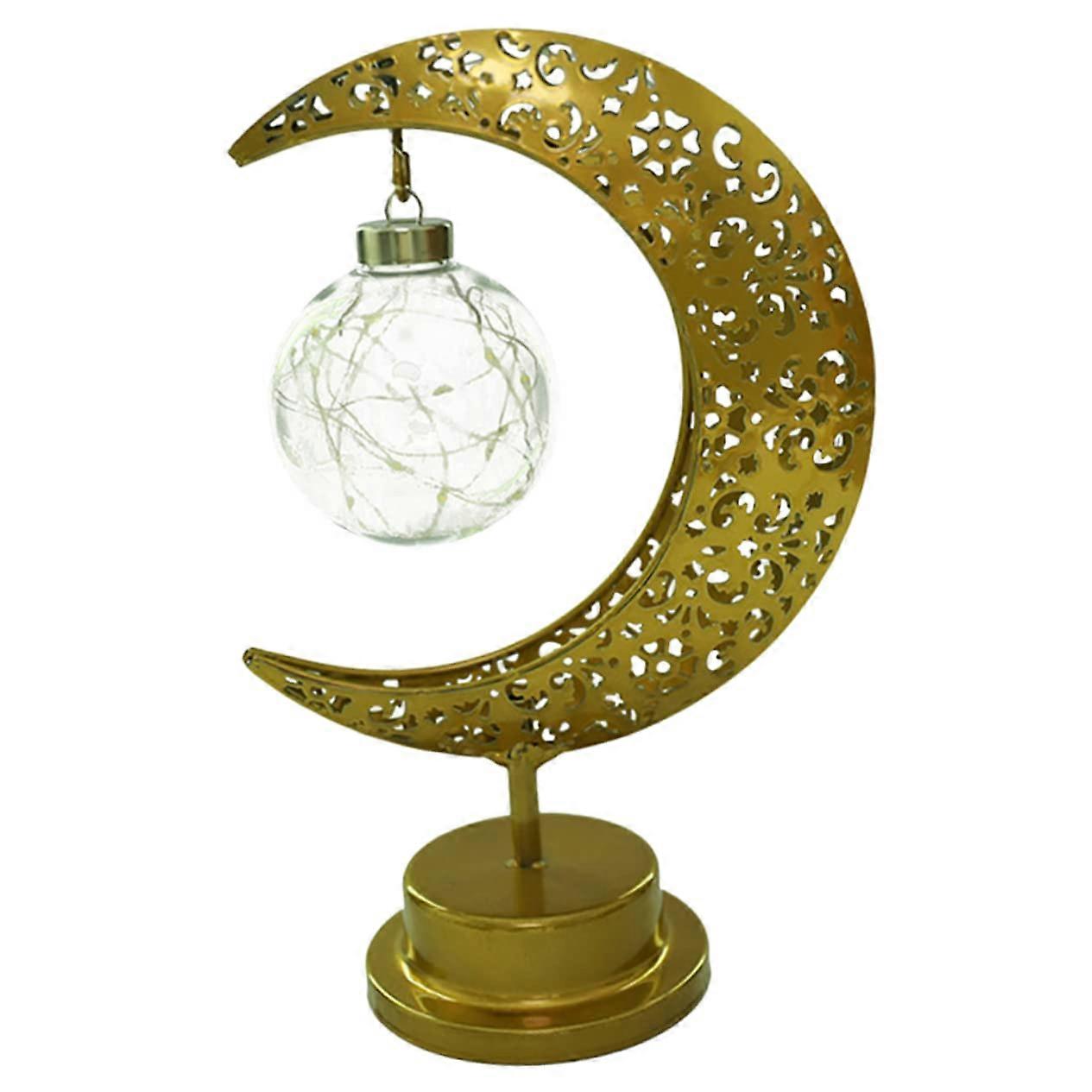 LED Light Bedroom Lamp MoonShaped Table Lamp Decorative Desk Lamp Moon Lamp