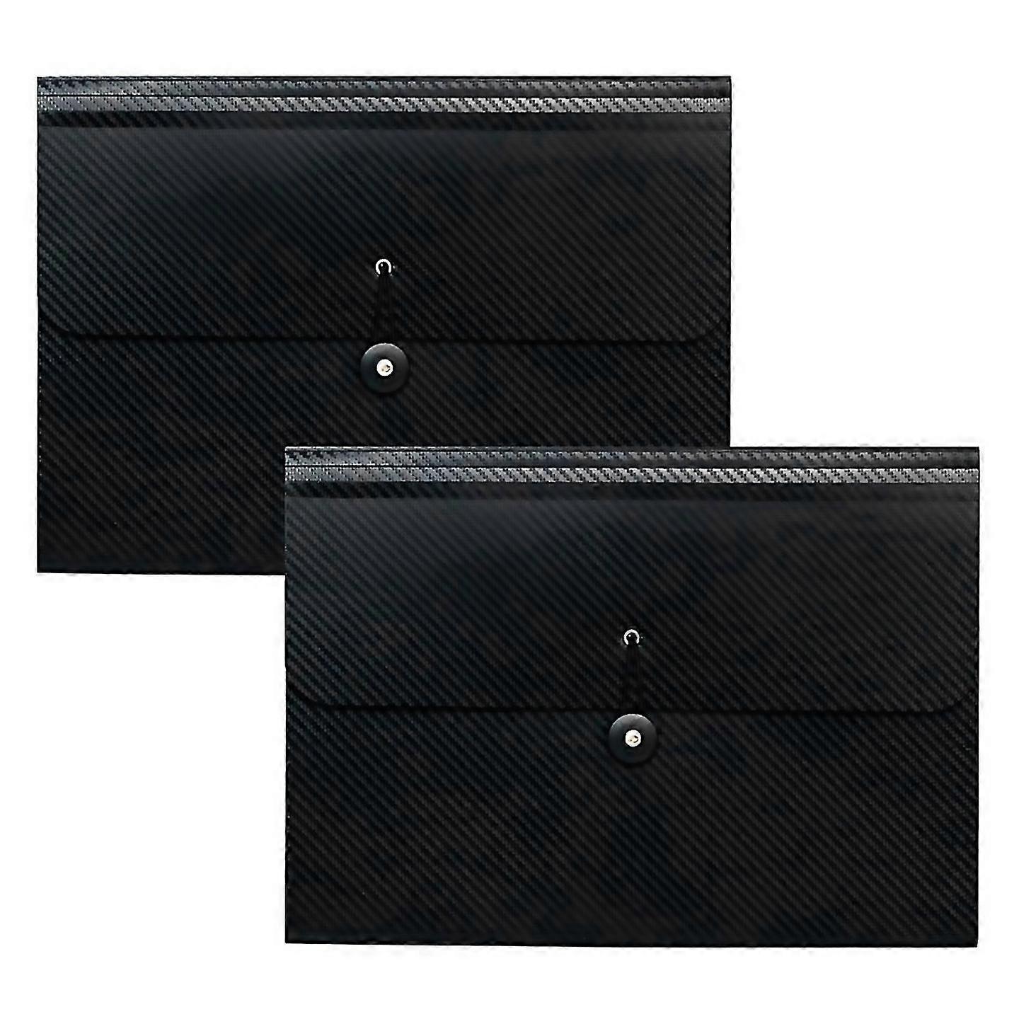 For 13 Pocket Expanding Folder Accordion Folder, Compatible For School Office, 2pcs