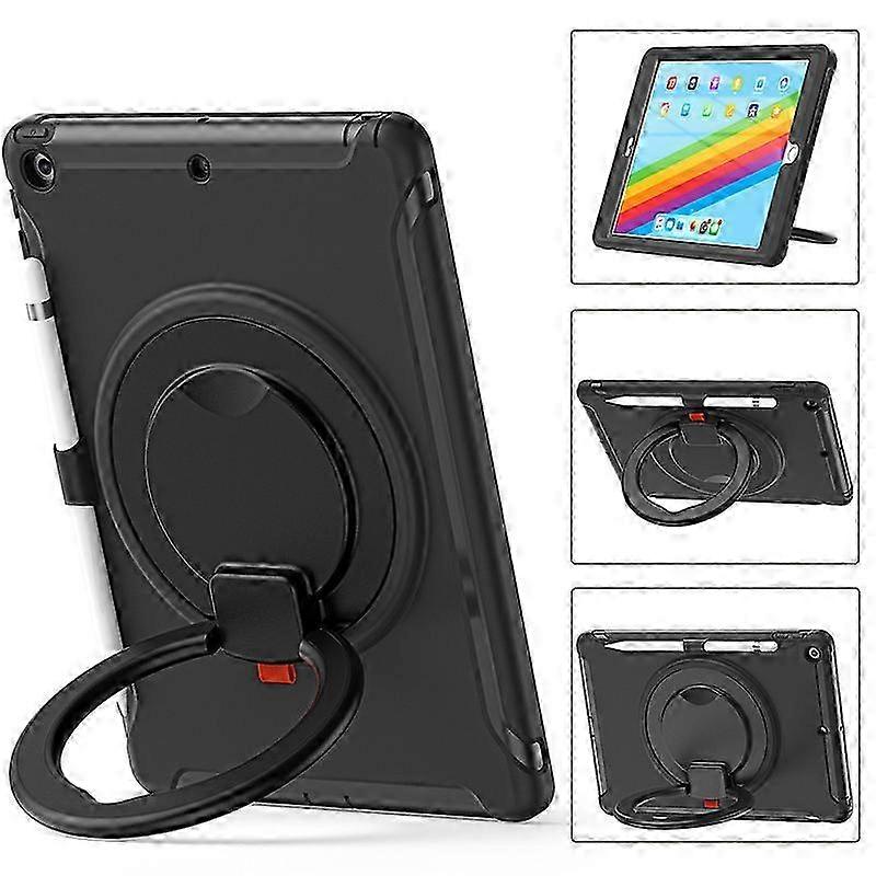 New Protective Case for 9.7 Inch Tablet for Kids with Screen Protector | 360 Stand Tablet Case for Teens | Black (1 Pack)