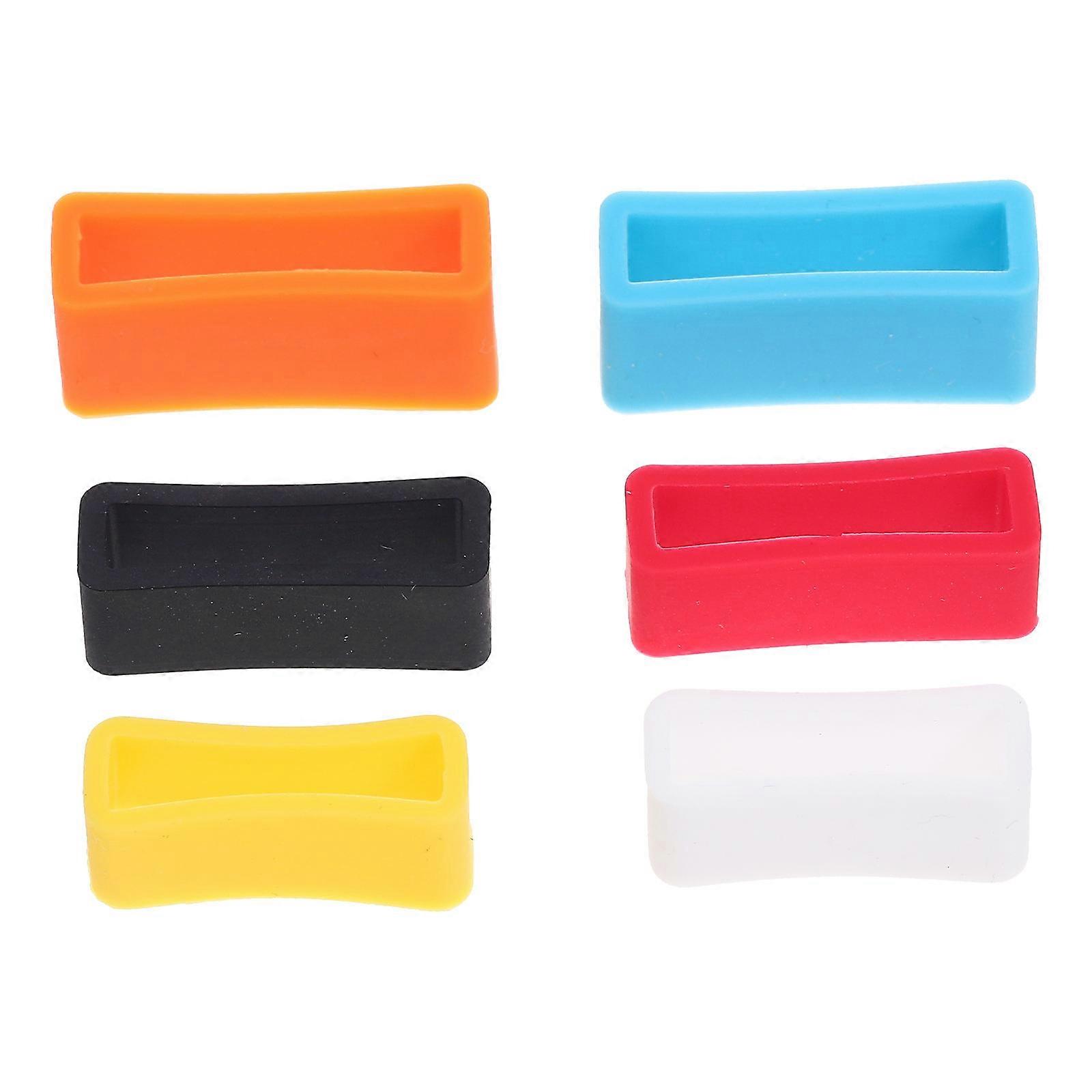 Replacement Rubber Watch Band Leisure Simple Design 6Pcs