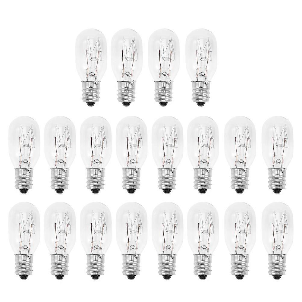 Appliance Lightbulb Mini Light Bulb Silver Color Air Purification 20Pack
