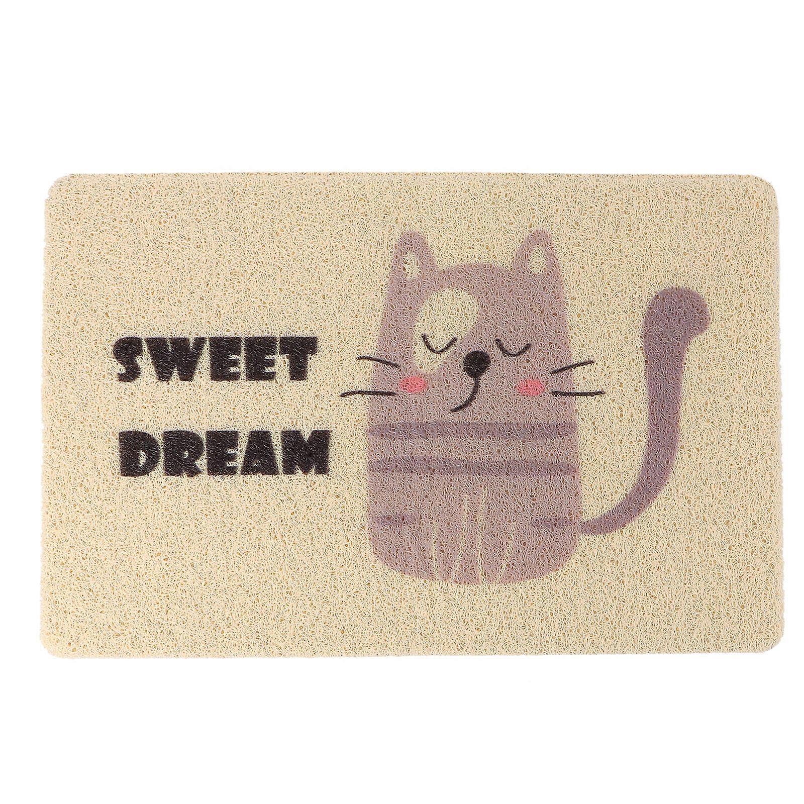 Dog and Cat Sleeping Mat PVC Material Rectangular Shape for Pet Owners Durable 1Pack