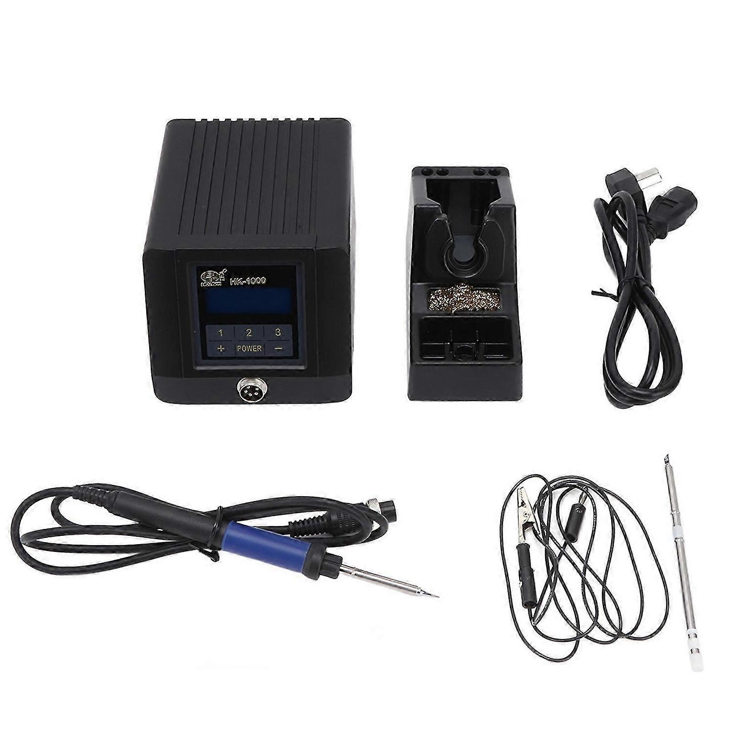 Digital Display Soldering Station Intelligent Portable Welding Iron Kit with LCD Screen HK1000AU Plug 220V