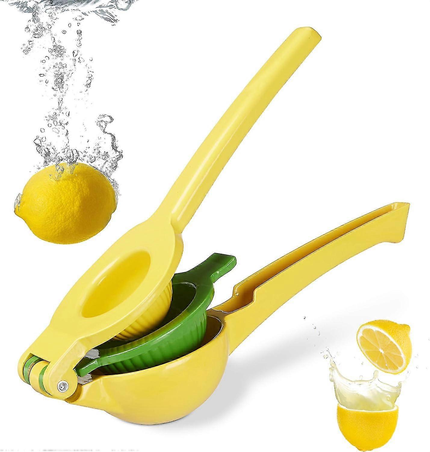 2-in-1 sitruuna ja lime, 5,5 x 7,5 x 22 cm, keltainen