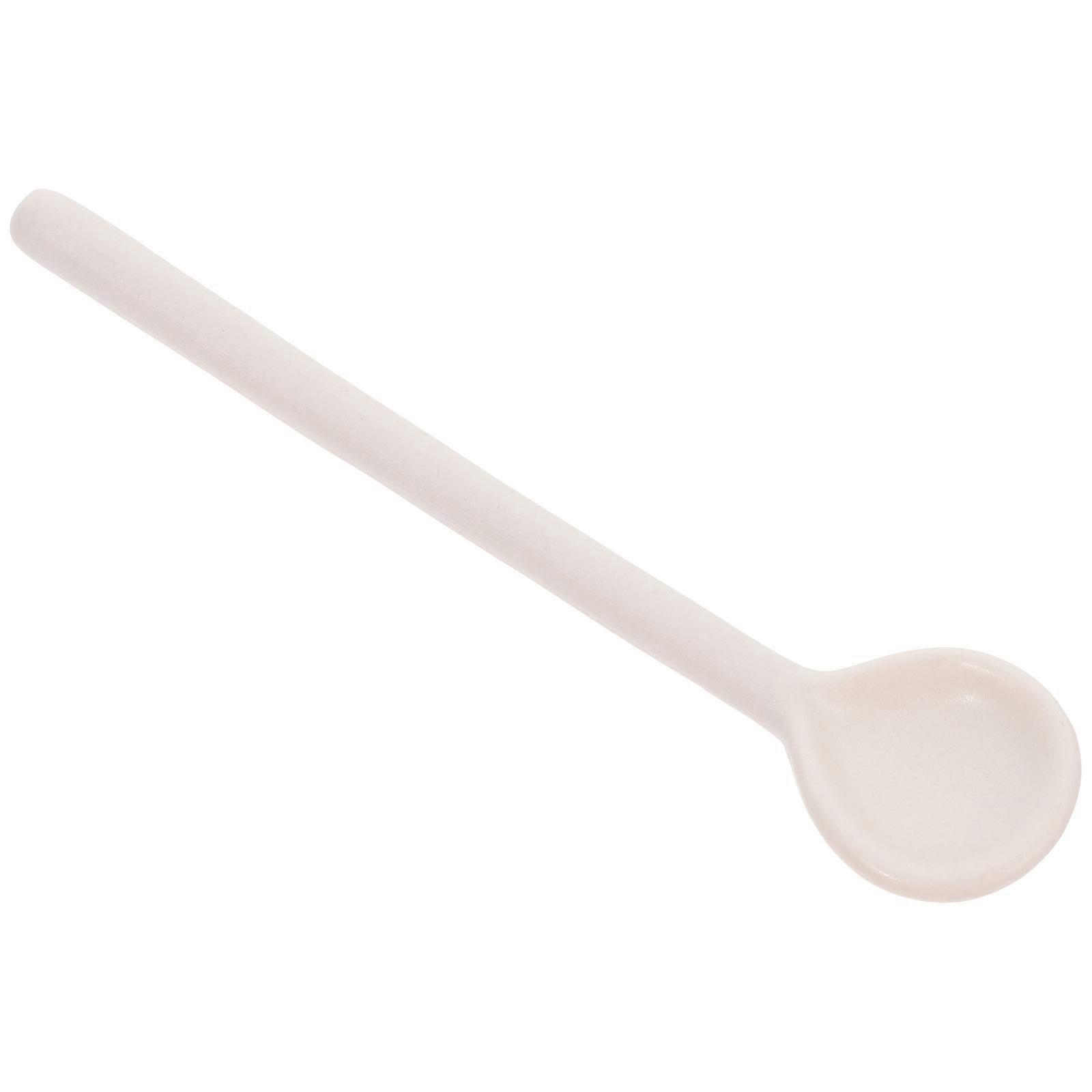 Stirring Spoon Ceramic Coffee Stirring Spoon Retro Style Serving Coffee 1Set