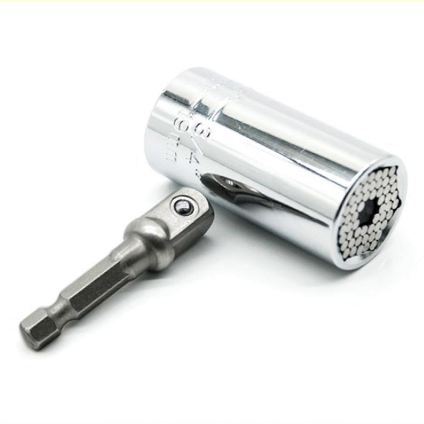2Pcs/Set Universal Socket Chrome Vanadium Steel Multifunction Sockets Set for Manufacturing