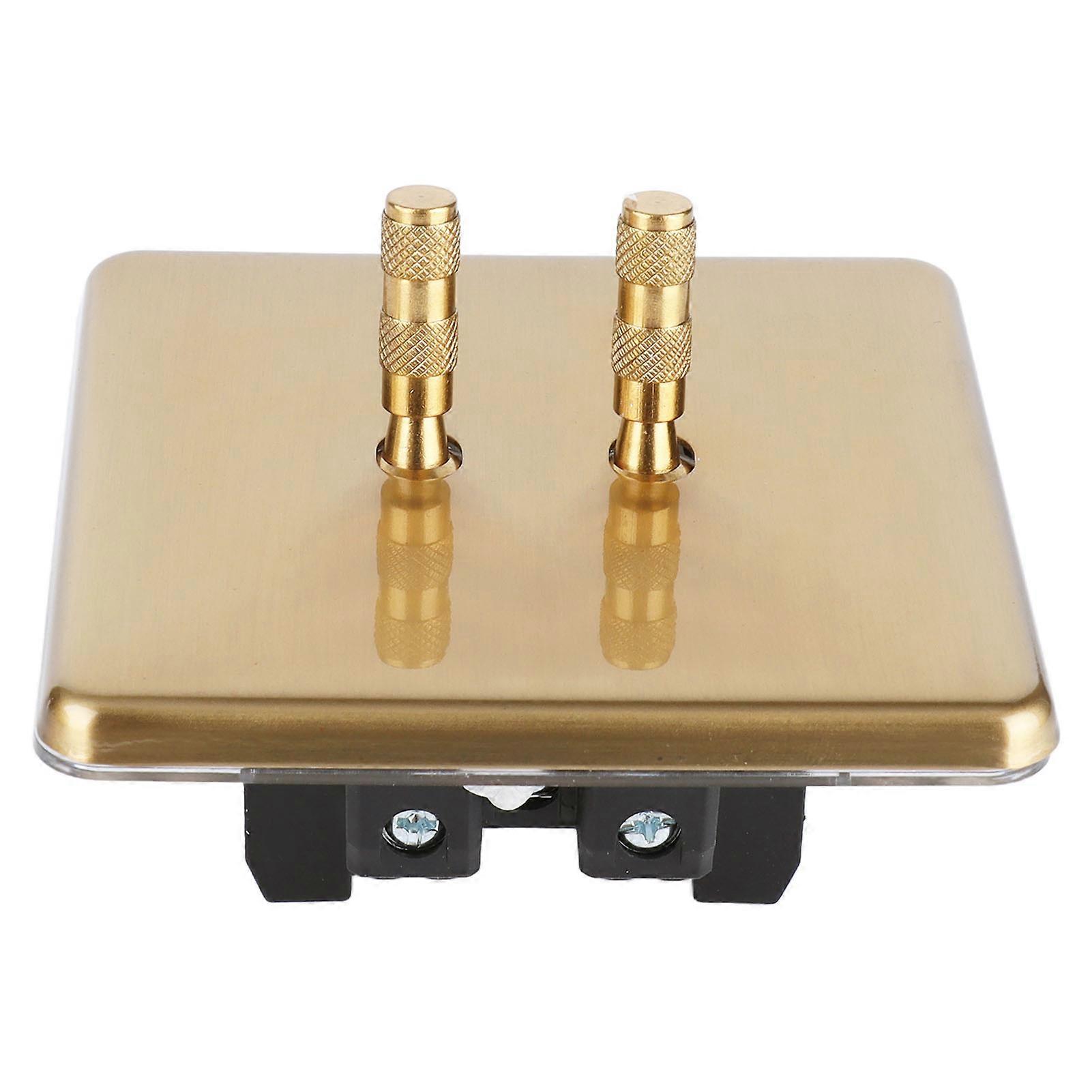 Light Toggle Switch Double Control Beautiful Fireproof and Durable Toggle Switches 10A