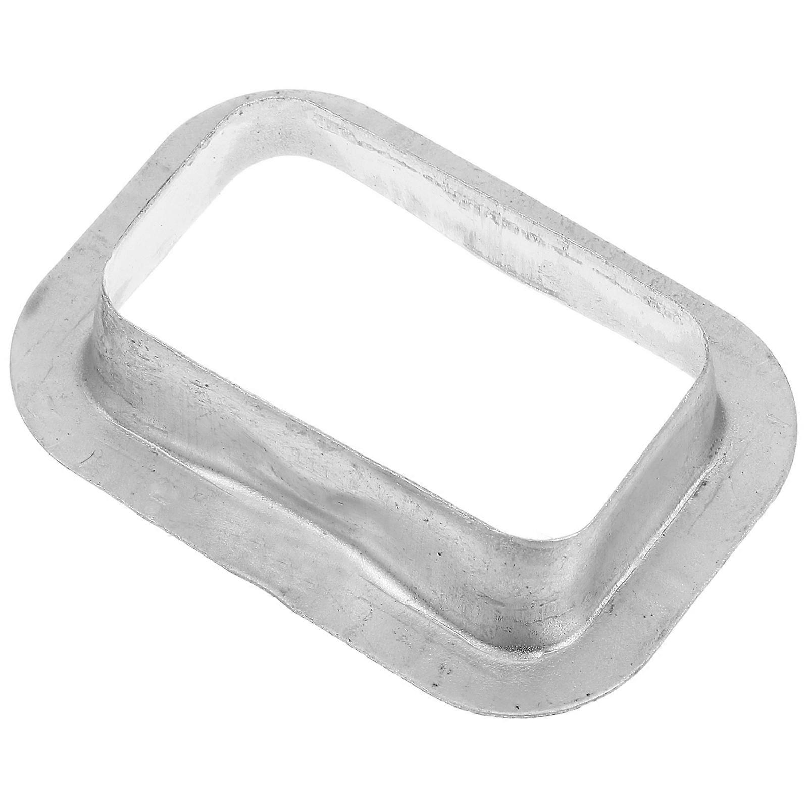 Gutter Rain Draining Outlet Part Heavy Rainfall Areas Prevent Water Damage Silver Color 9.70X6.90X2.00CM 1Set