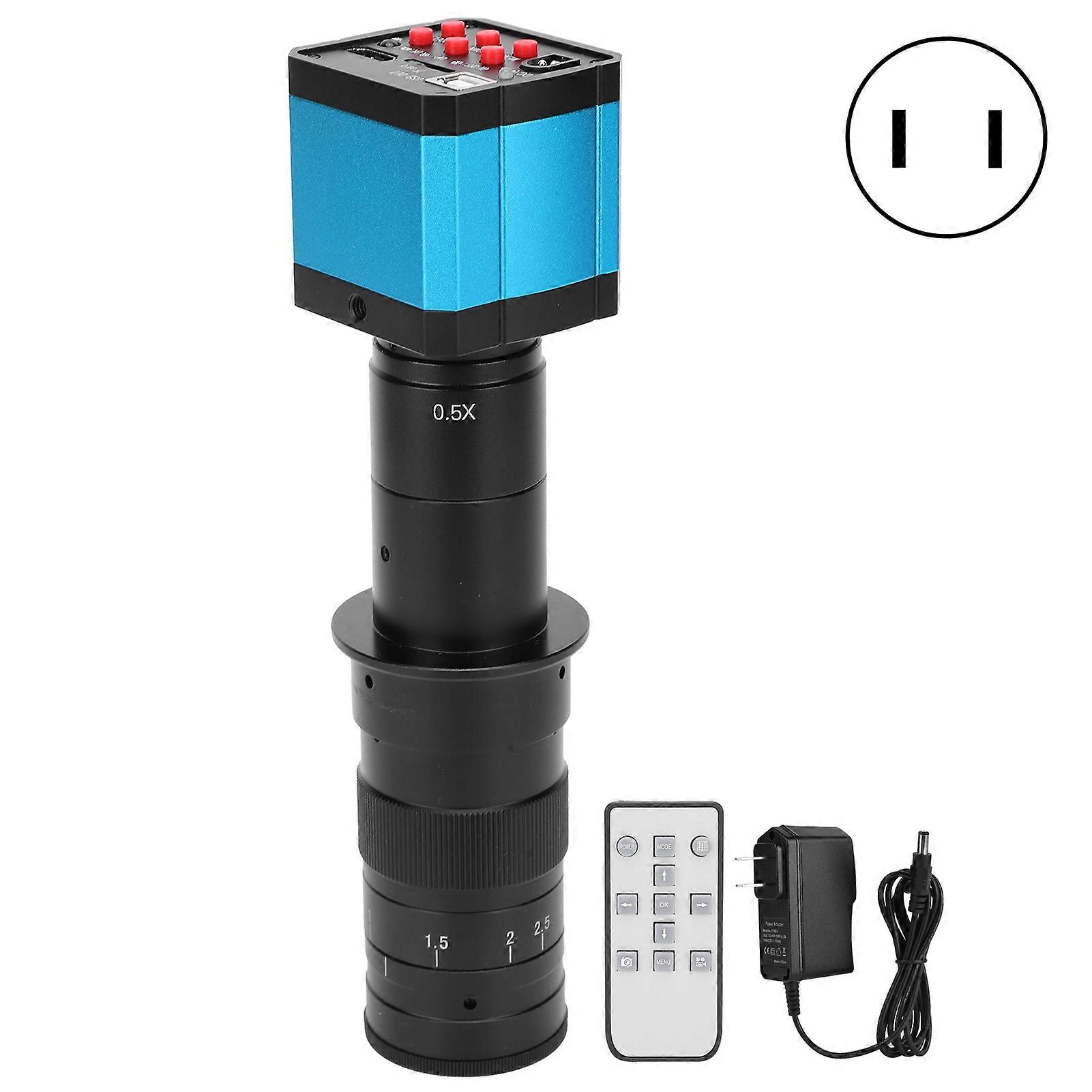 Industrial Digital Microscope Camera Aluminum Alloy with 180X Lens for Microelectronics 14MP