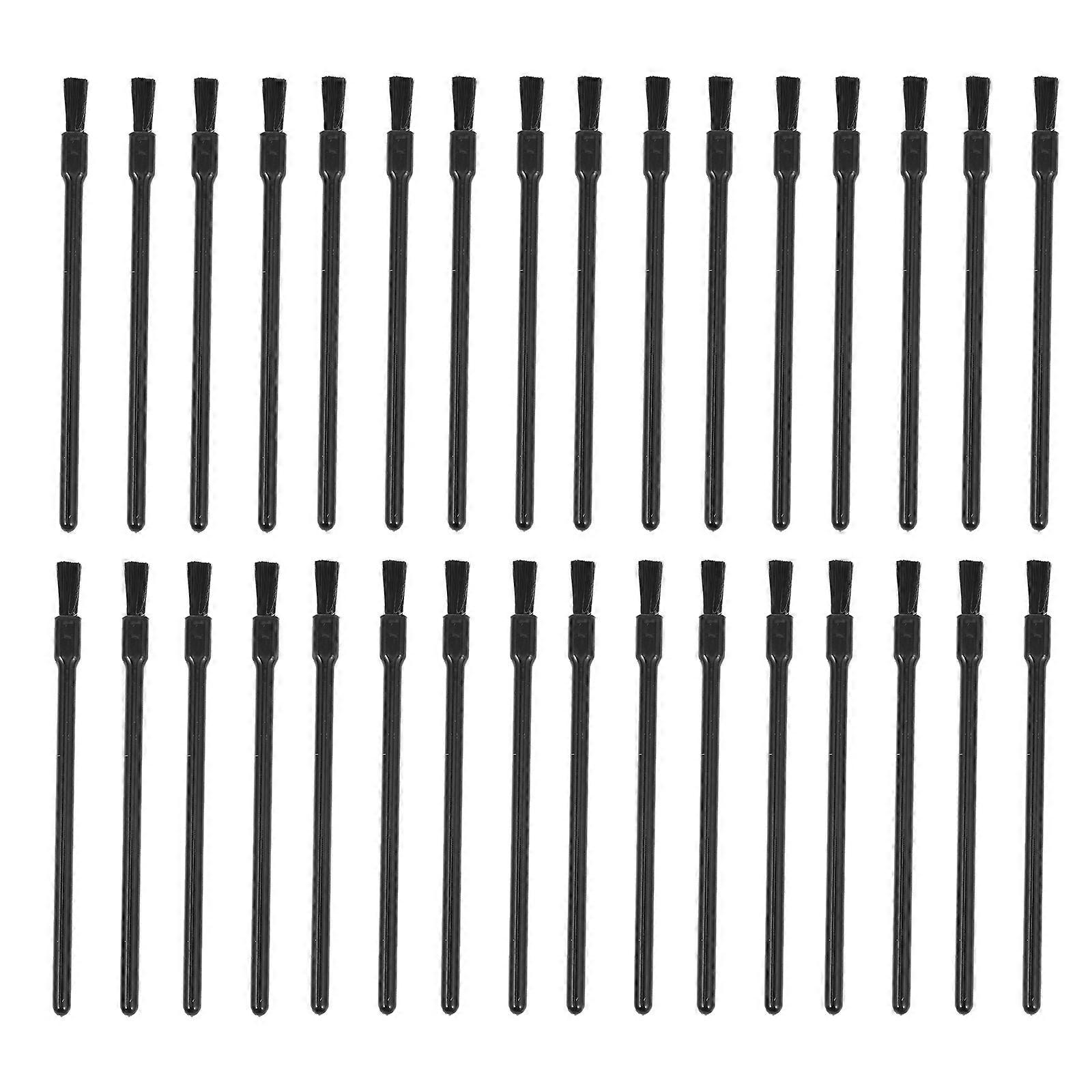 Disposable Lipstick Brush 100Pcs Black Plastic for Hygienic Makeup Application
