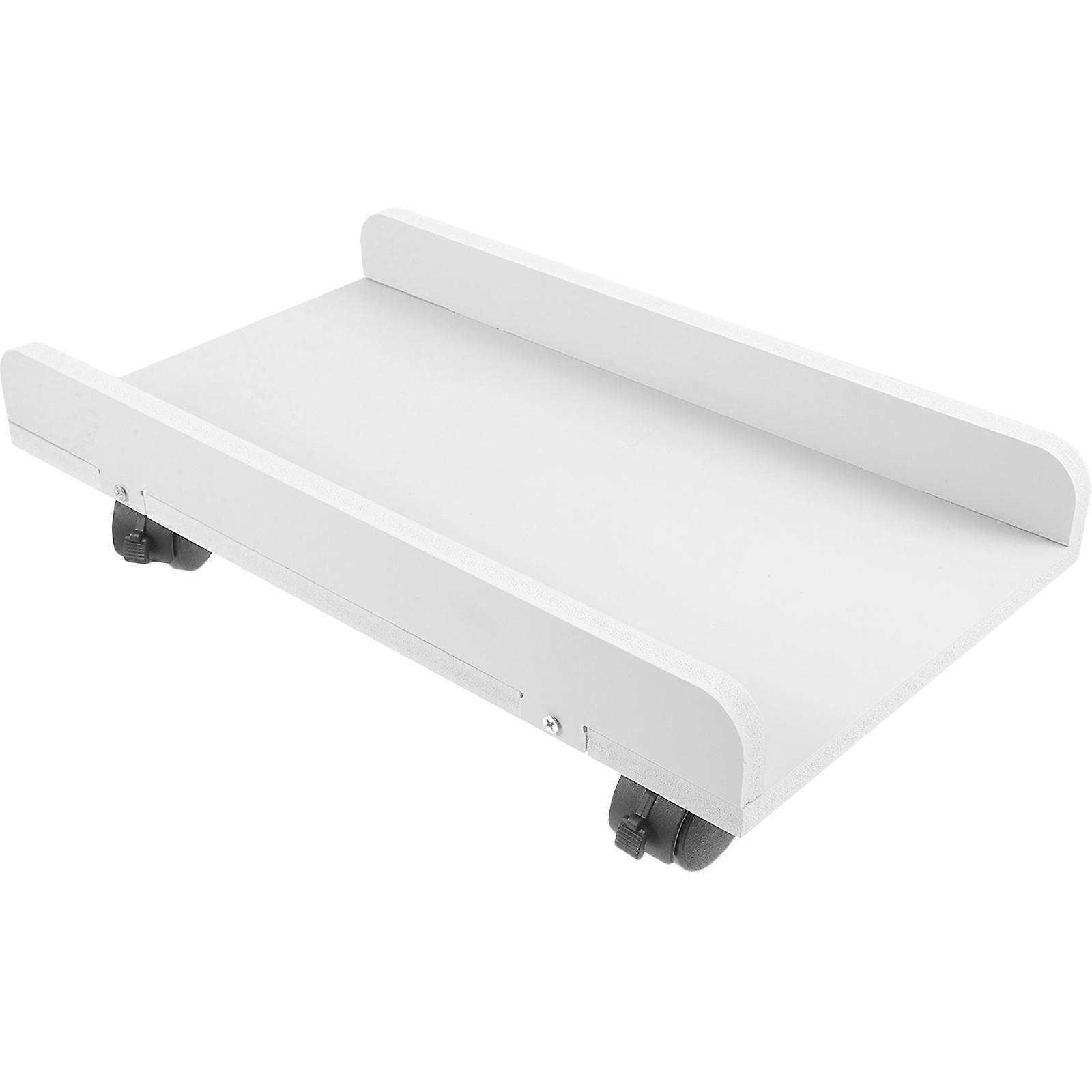 Sturdy Mobile CPU Stand with Wheels for Desktop Cases Space Saving Under Desk Organizer for Office and Gaming Use