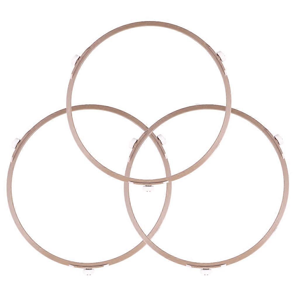 3pcs Microwave Oven Turntable Support Wheel Ring for Plate Rack