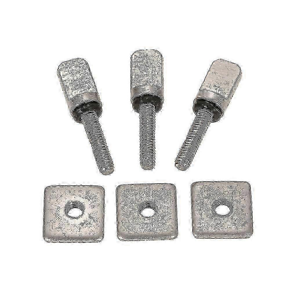 3 Surfboard Longboard Sliding Fin Screw & Fin Plate Replacement Kit For Stand Up Paddle Body Board well