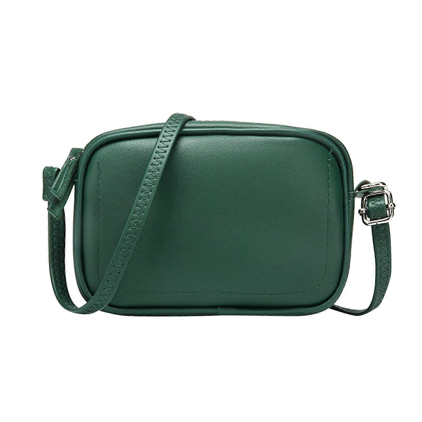 Port Computer Bag for Women Fashion Simple Solid Color Lightweight Comfortable Shoulder Strap Large Capacity Green One Size