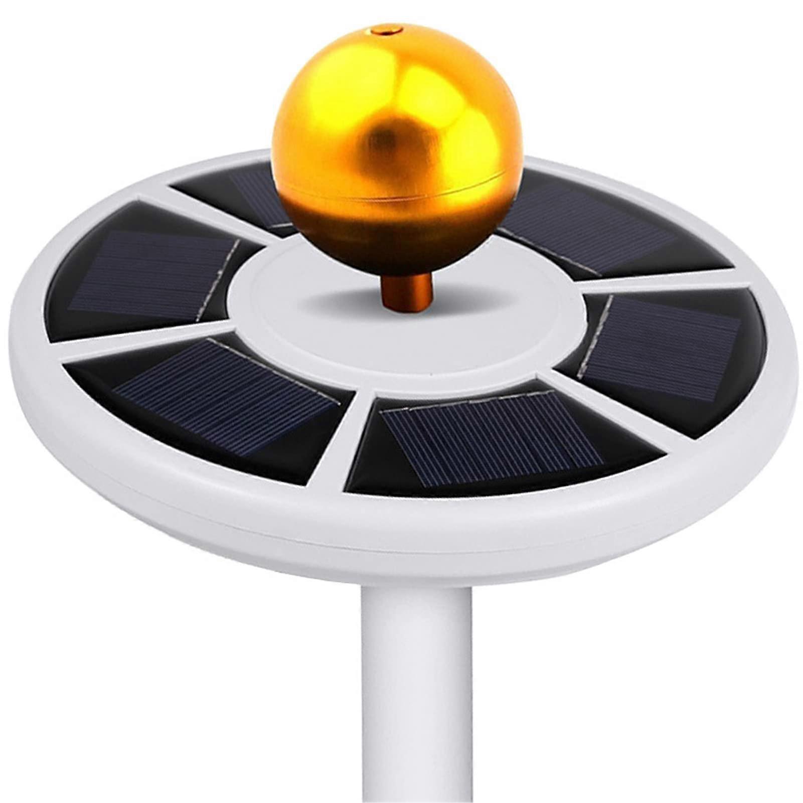 Solar Flagpole Light, 128 LEDs Solar Powered LED Downlight, Waterproof Flagpole Lamp