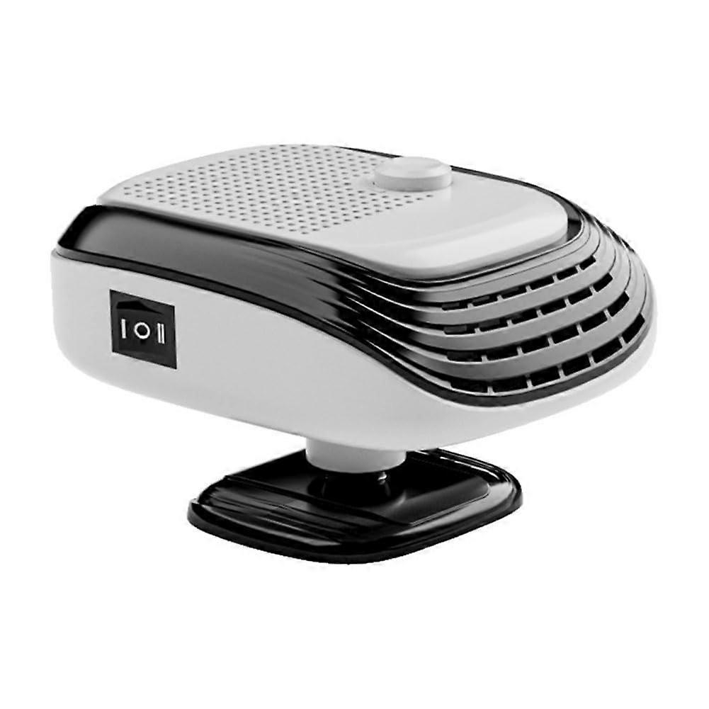 Portable 12V Car De-Icer and Windshield Heater, 2-in-1 Cooling Fan, Easy to Use for Automatic Window Defrosting