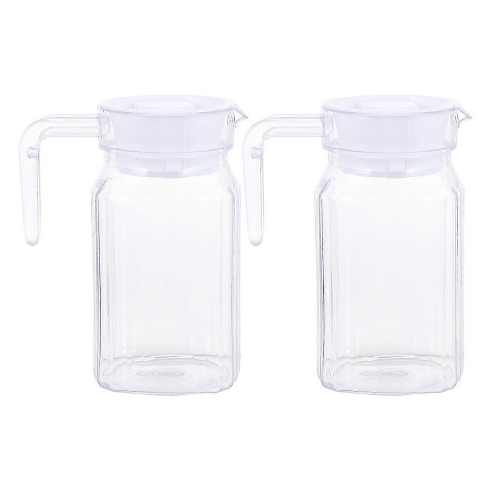 Restaurant Water Pitcher Scented Tea Pitcher Family Daily Use Large Capacity 600ml 2Set