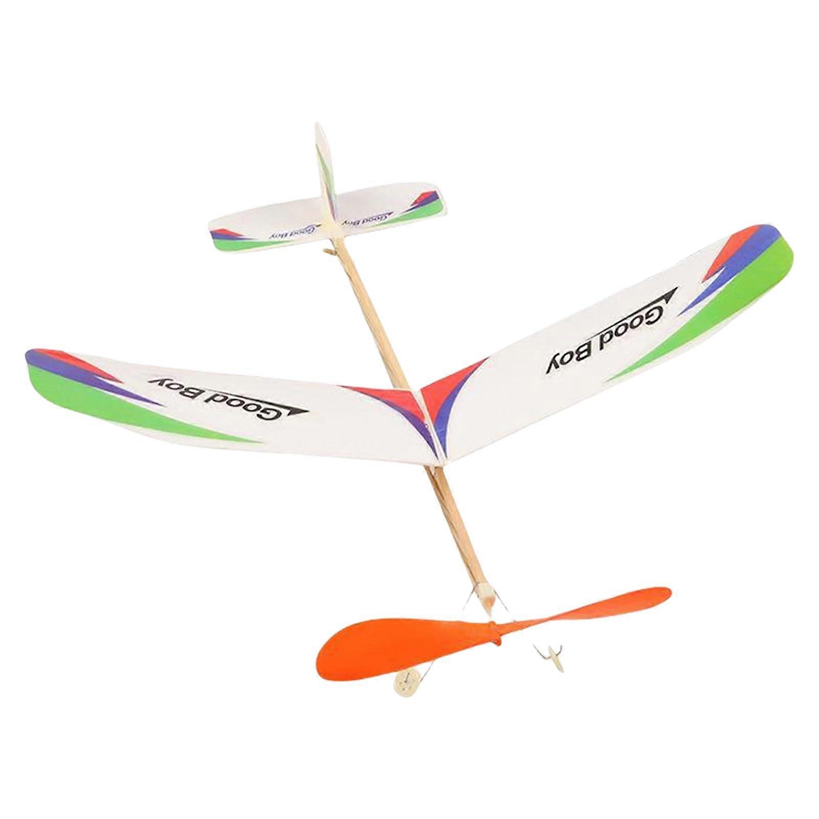 Model Airplane Model Building Kit Airplane for Educational Toy with Rubber Band, for Boys and Girls