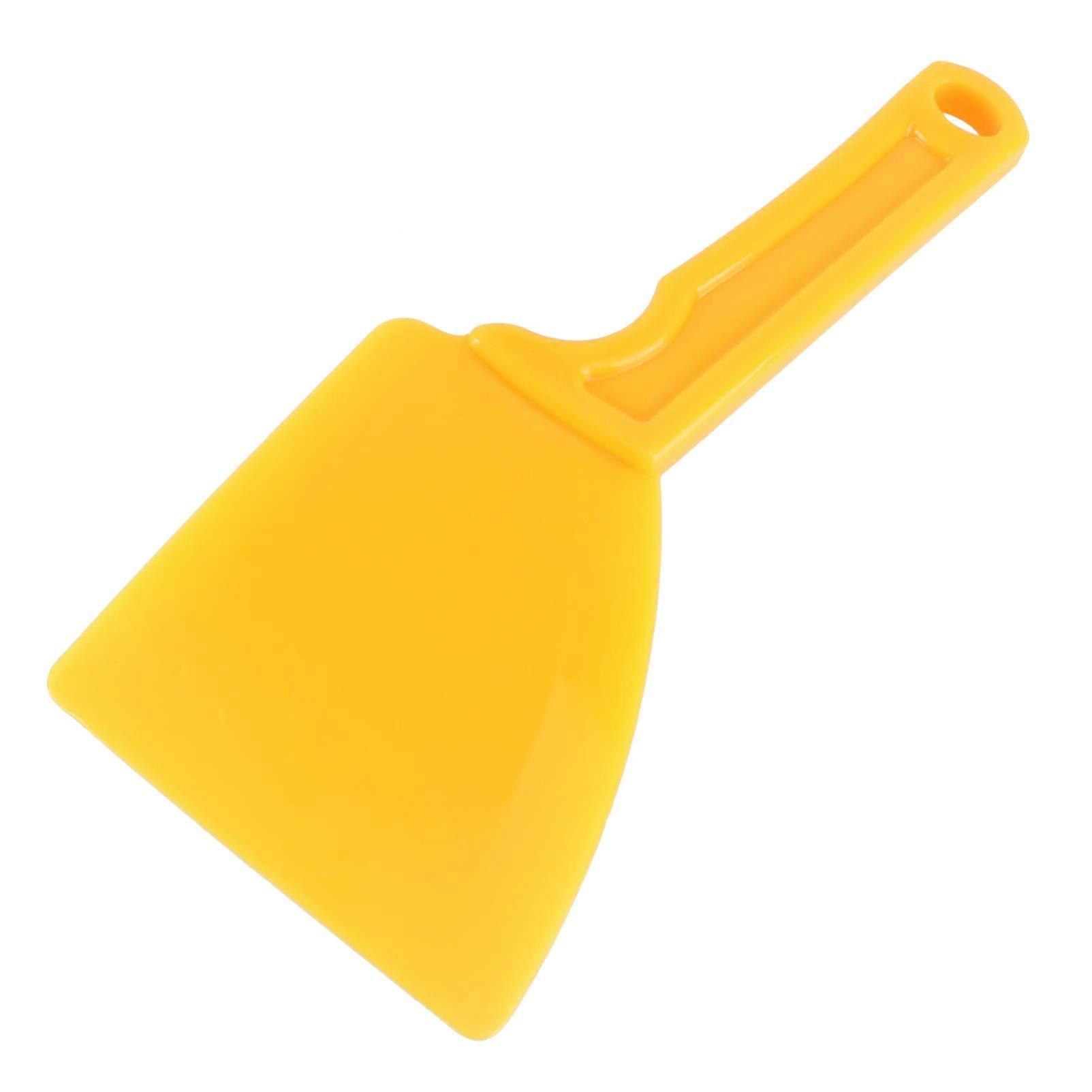 Multifunctional Honey Scraper Tool One-Piece Durable Ergonomic Beekeeping Tool Yellow for Honey Harvest