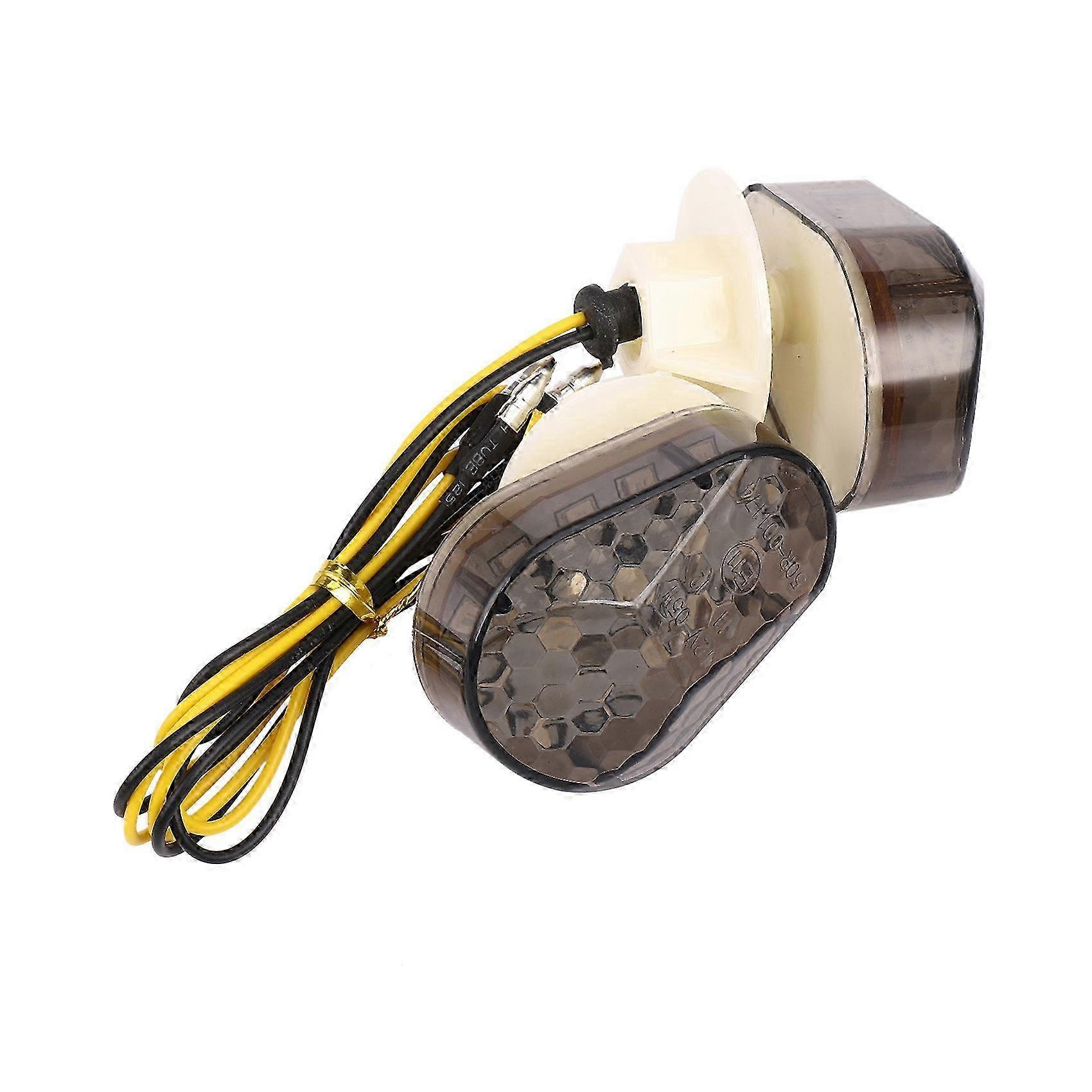 Motorcycle Flush Mount Turn Signals Light Led Flasher Indicator Lamp Blinker Light for Zx6R Zx7R Zx9 Edition0722