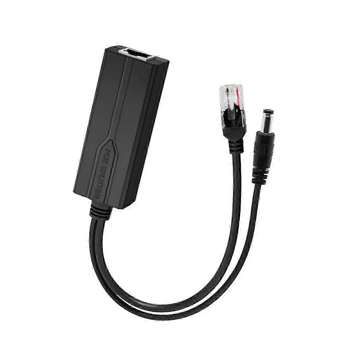 48V to 5V POE Splitter Adapter Active Adaptive Separator Isolated Injector DC 5.5x2.1mm Port for 100 Edition 0718