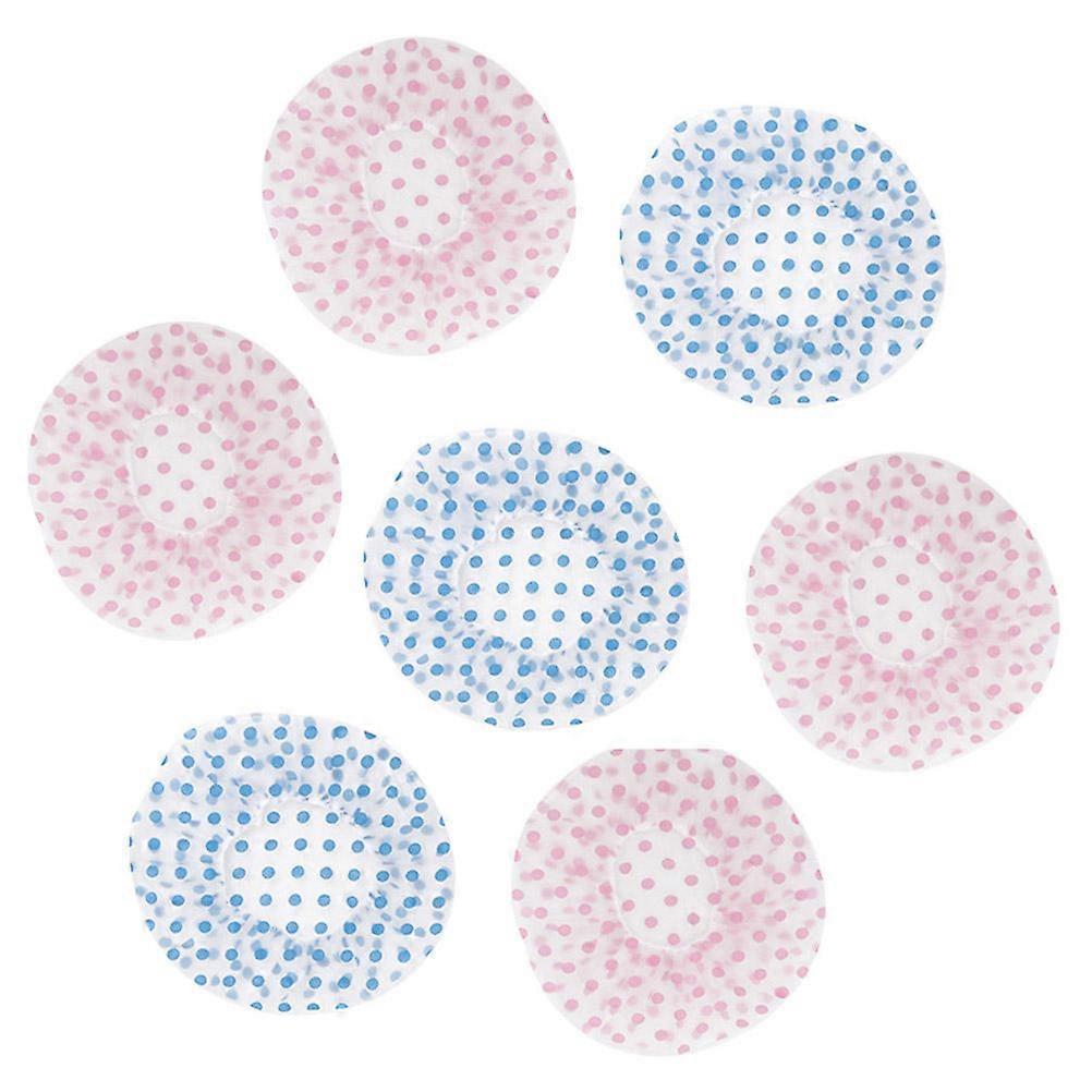 Waterproof Shower Hat Elastic Bathing Hat for Home 10Pcs Assorted Color