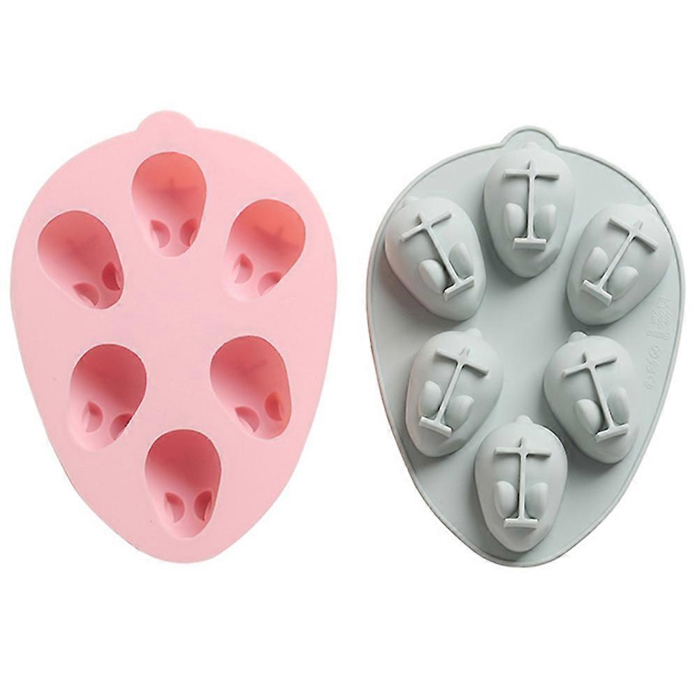 1pc Bunny Cake Mold Blue Silicone Baking Mold For Diy Cake Cookie And Pudding Creations For Baking Enthusiasts