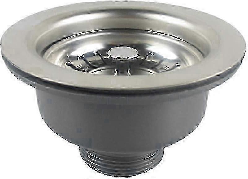 Stainless Steel Sink Drain Basket  No Overflow Design, Fits 83-90mm Sink Openings hwy