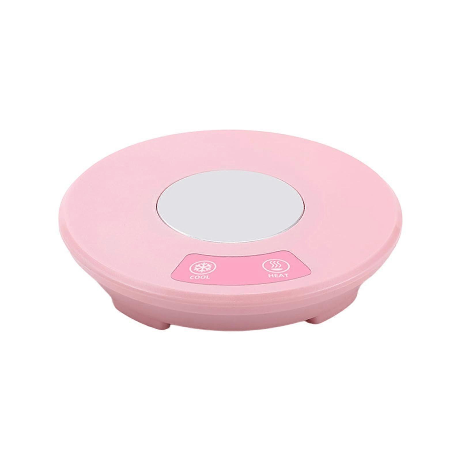 USB Coffee Mug Warmer with 55°C Constant Temperature, Desktop Coffee Cup Warmer with CoolTouch Heat Button for Desk Office Hot Cold Drink