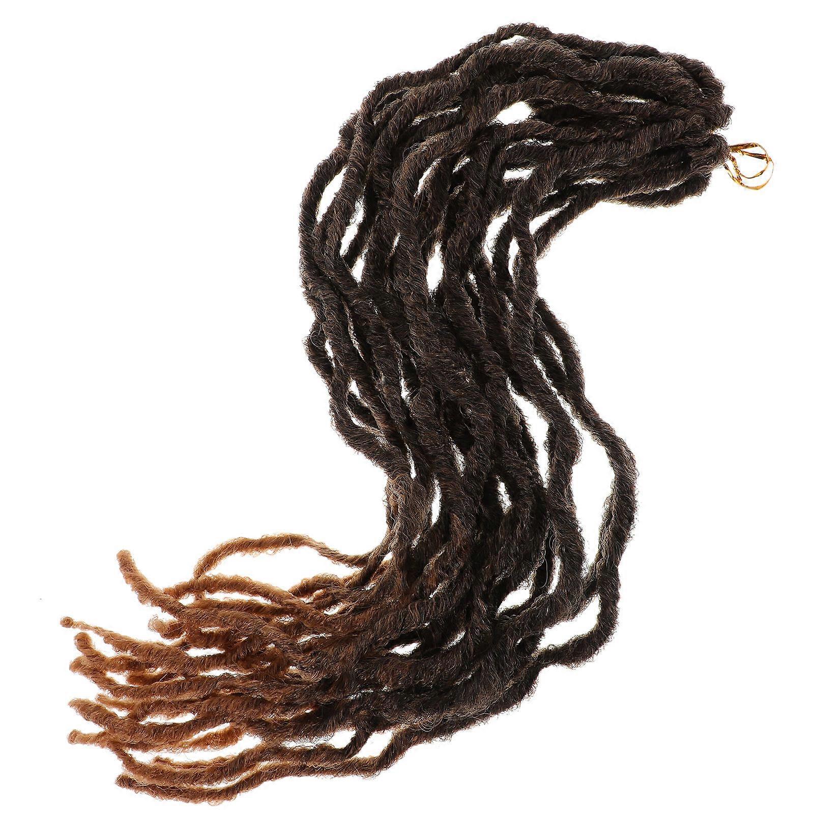 Braiding Hair Extension Curly Crochet Hair 18 Inch Smooth Waves Durable Low-Temperature Fiber 1Pcs