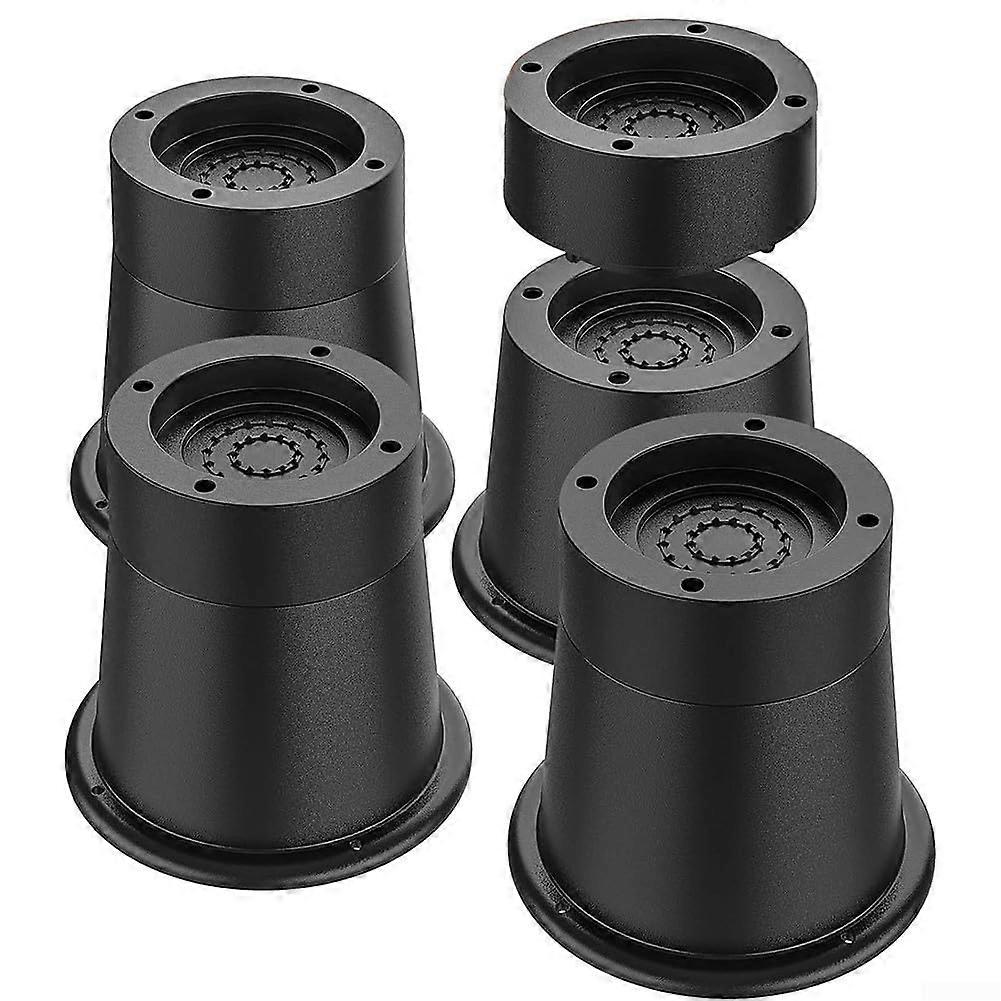 Doublelayer risers for faux furniture legs, compatible with most round and square leg designs on the market (4 pieces).
