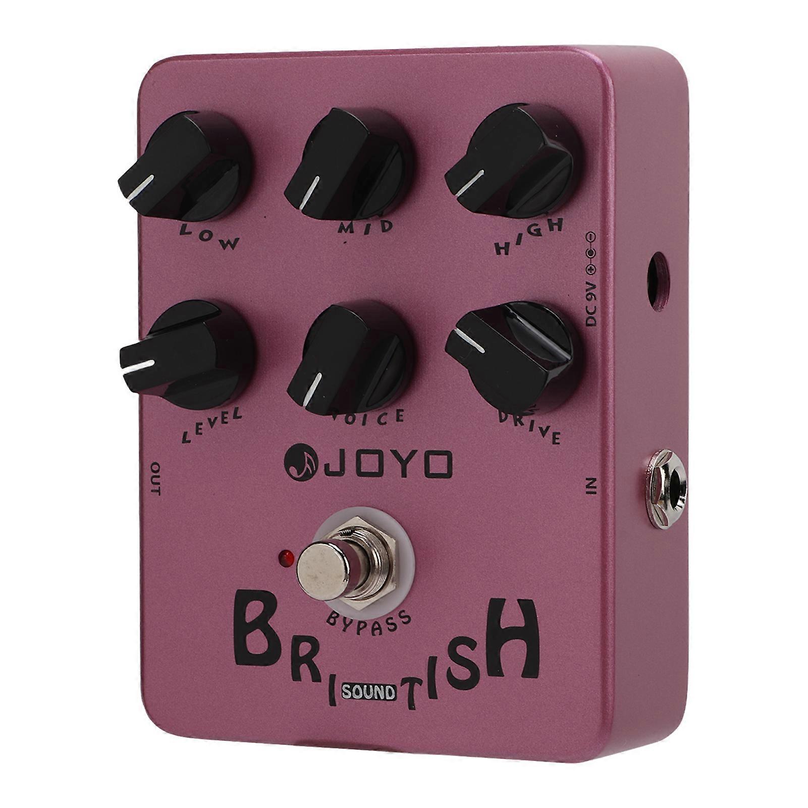 Speaker Simulator Effect Pedal Purple Amplifier Simulators Electric Guitar Pedals with LED Flash