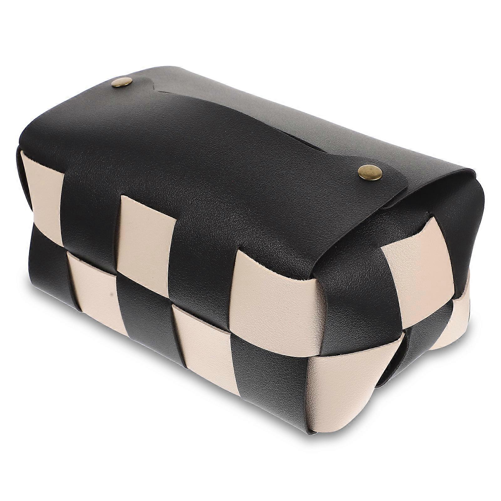 Tissue Box Cover Case Organizer Holder for Vanity Countertop